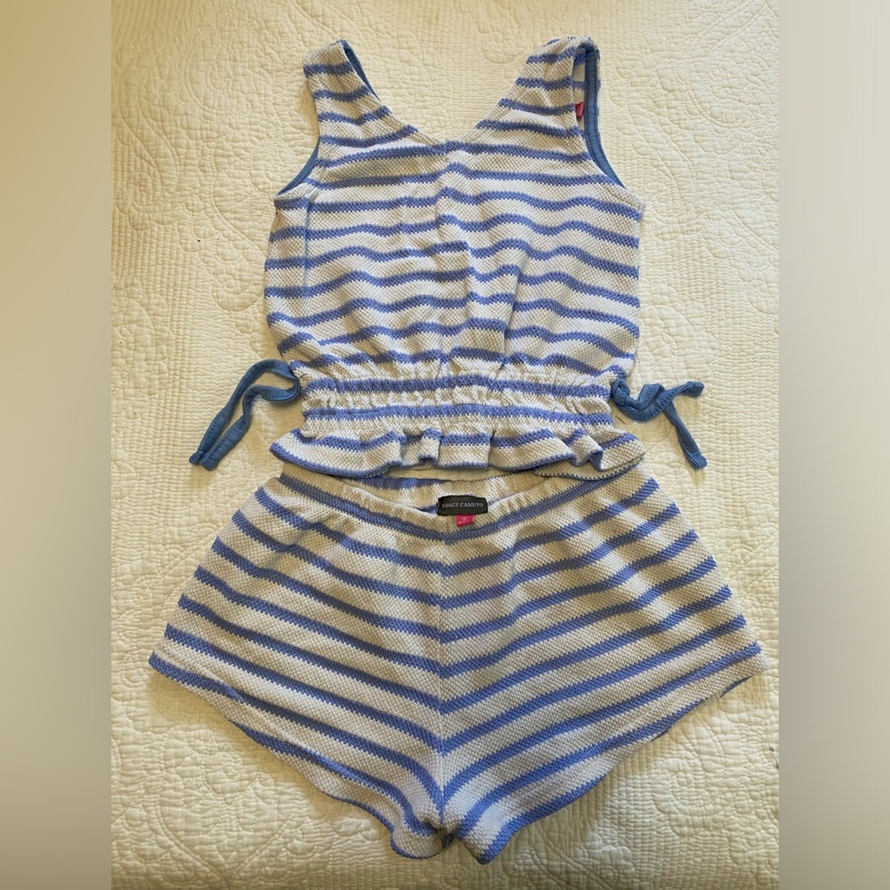 Vince Camuto Girls 2-Piece Tank Top & Shorts Set
